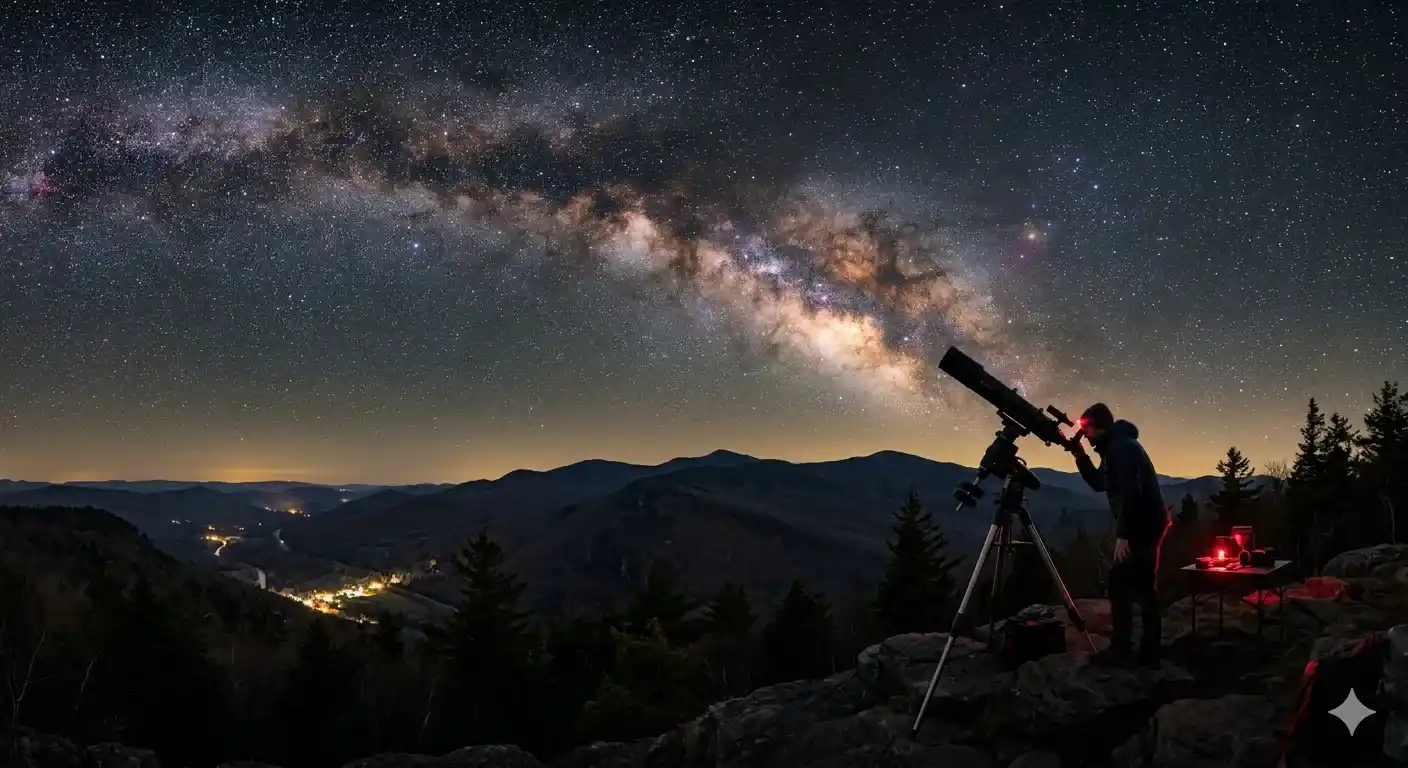 Best places to stargaze near New York City with clear night skies and Milky Way views