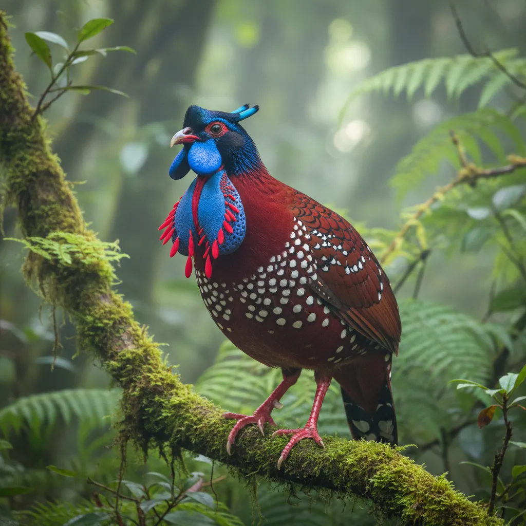 Satyr Tragopan Tragopan satyra