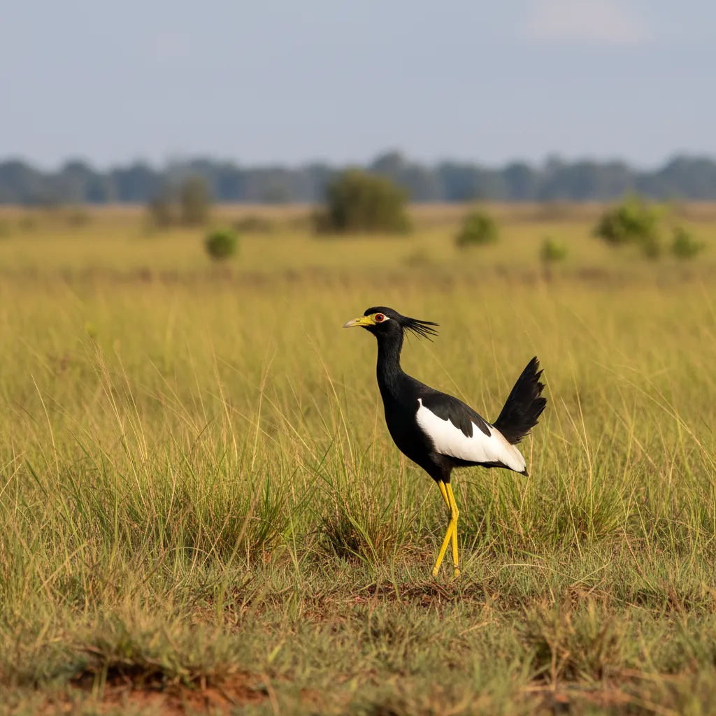 Bengal Florican Houbaropsis bengalensis
