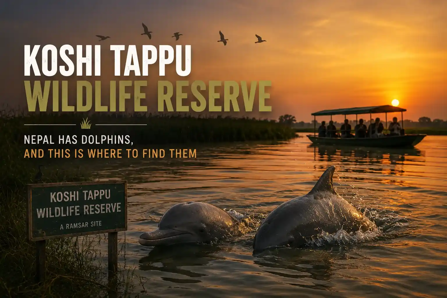 Koshi Tappu Wildlife Reserve: Nepal Has Dolphins, and This Is Where to Find Them