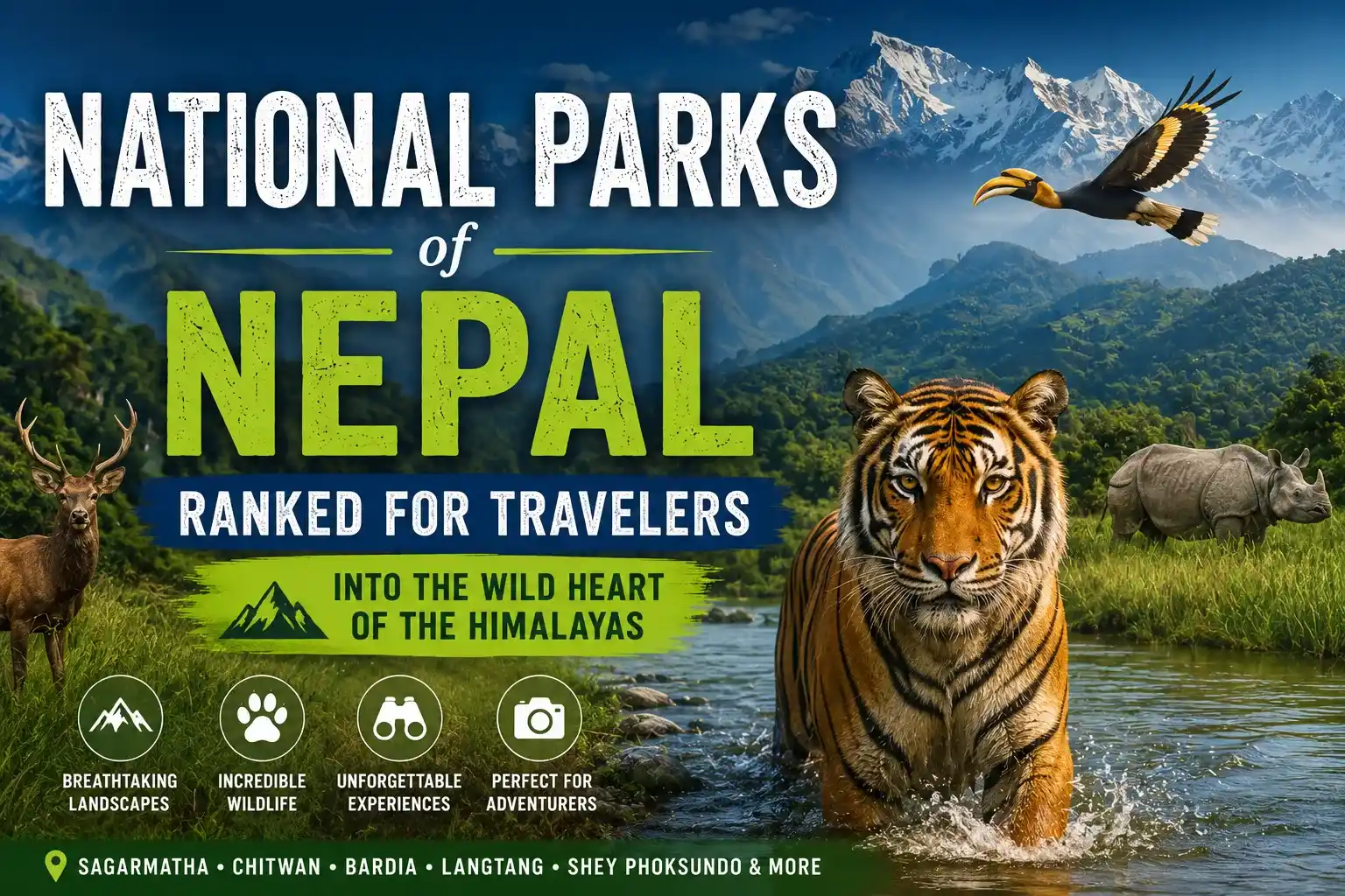 National Parks of Nepal Ranked for Travelers: Into the Wild Heart of the Himalayas