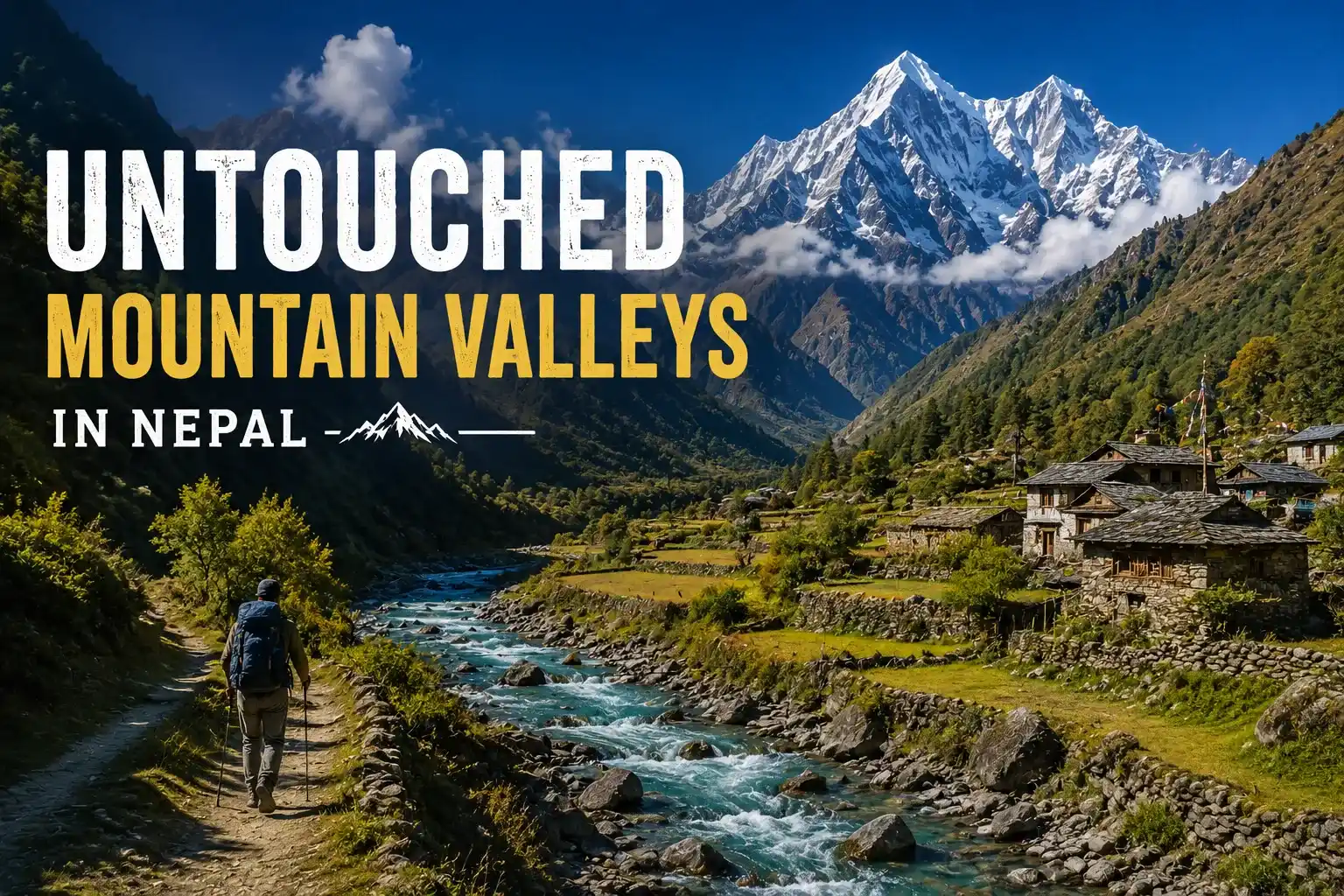 Untouched Mountain Valleys in Nepal