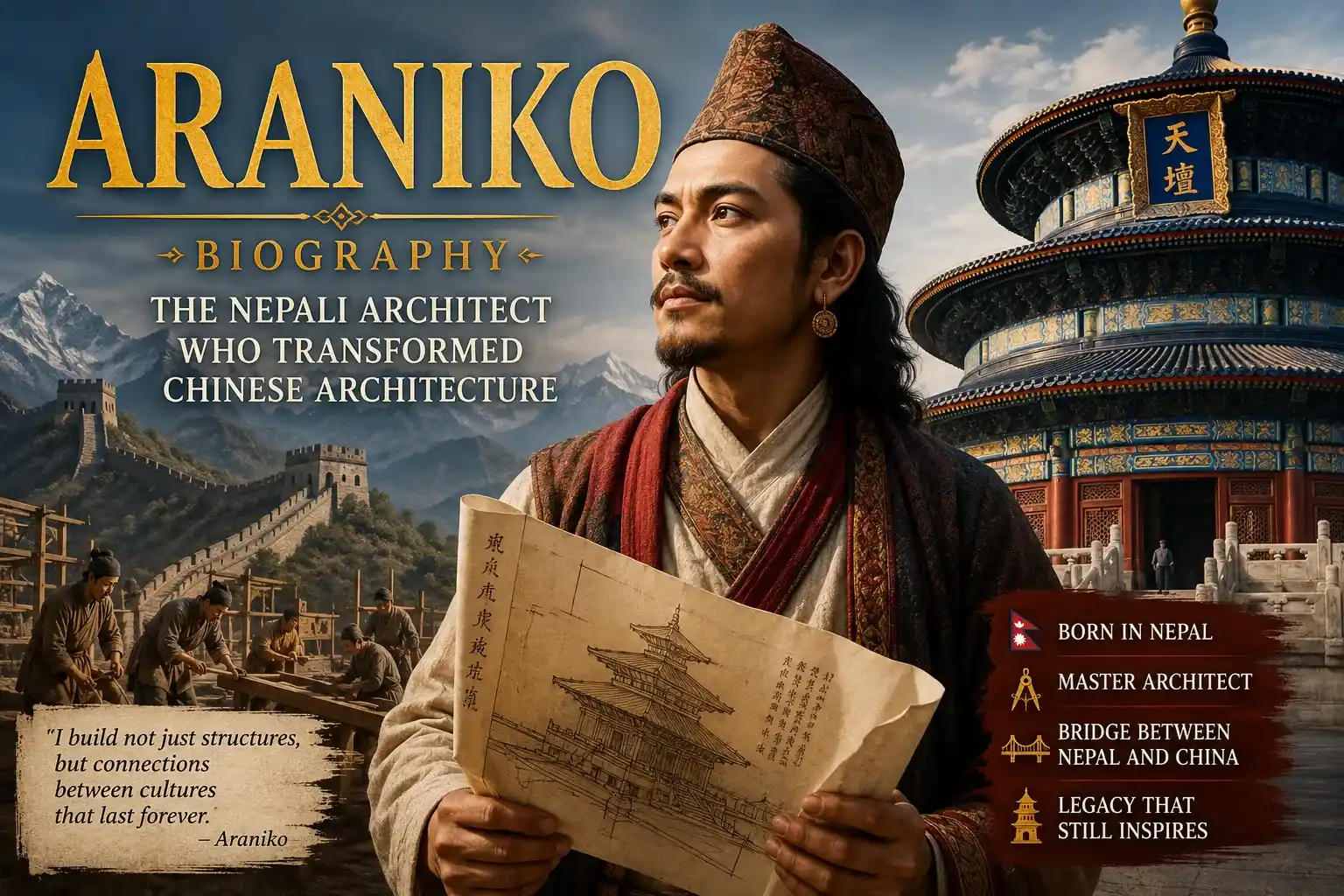 Araniko Biography: The Nepali Architect Who Transformed Chinese Architecture