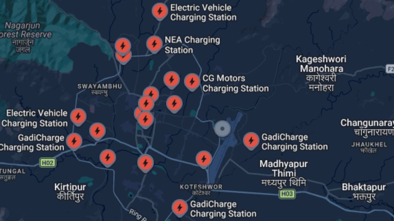EV Charging Stations in Kathmandu