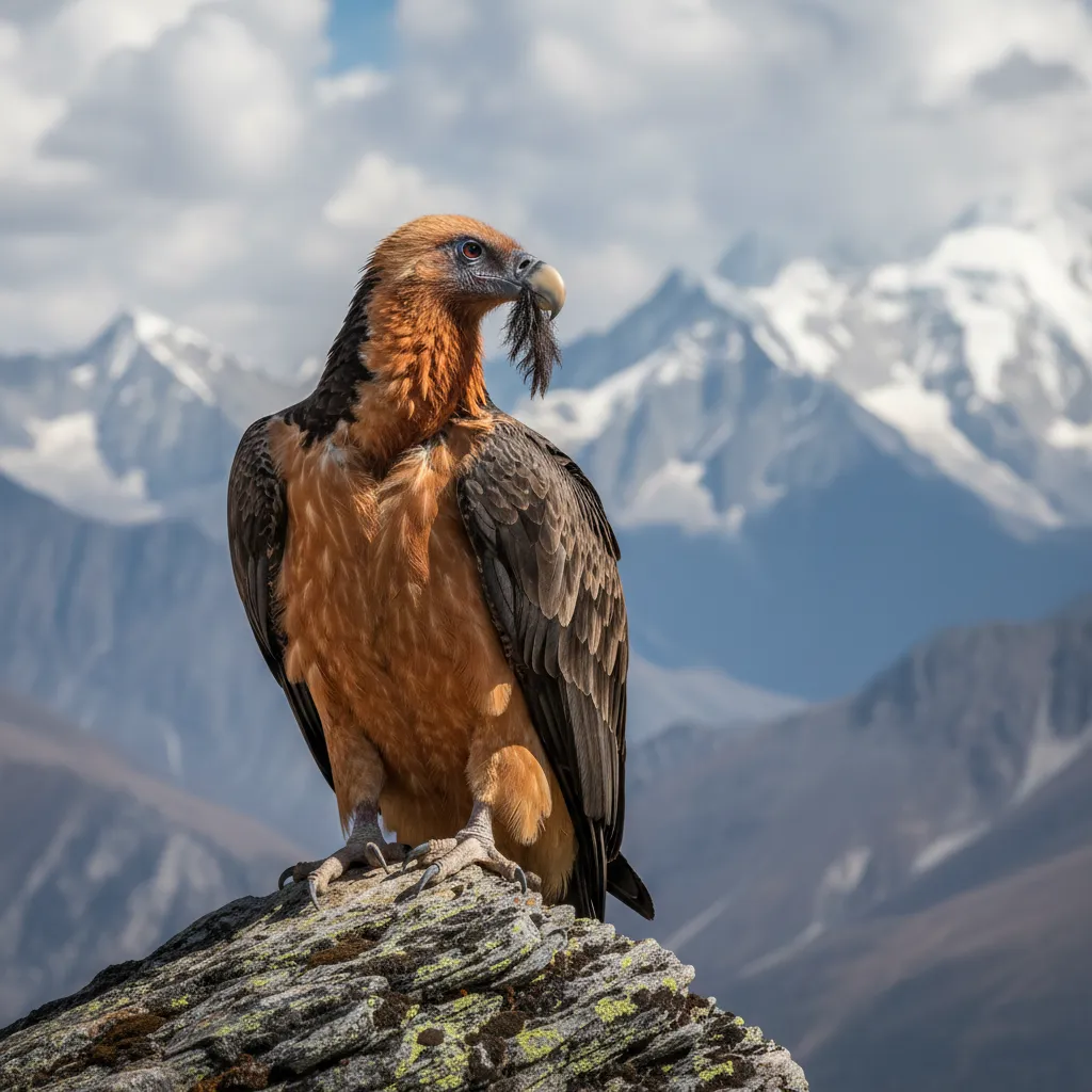 Lammergeier (Bearded Vulture) Gypaetus barbatus