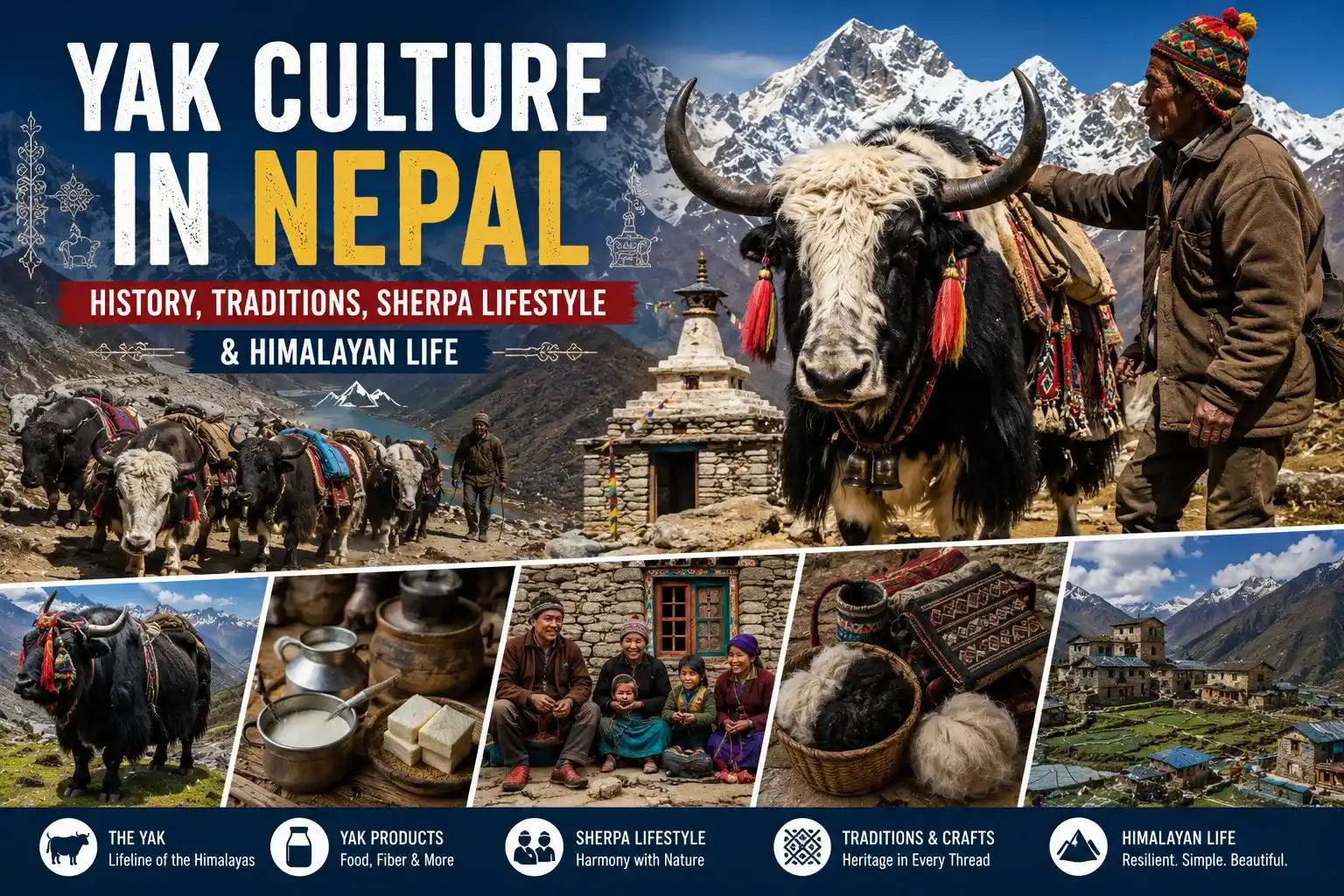 Yak Culture in Nepal: History, Traditions, Sherpa Lifestyle & Himalayan Life