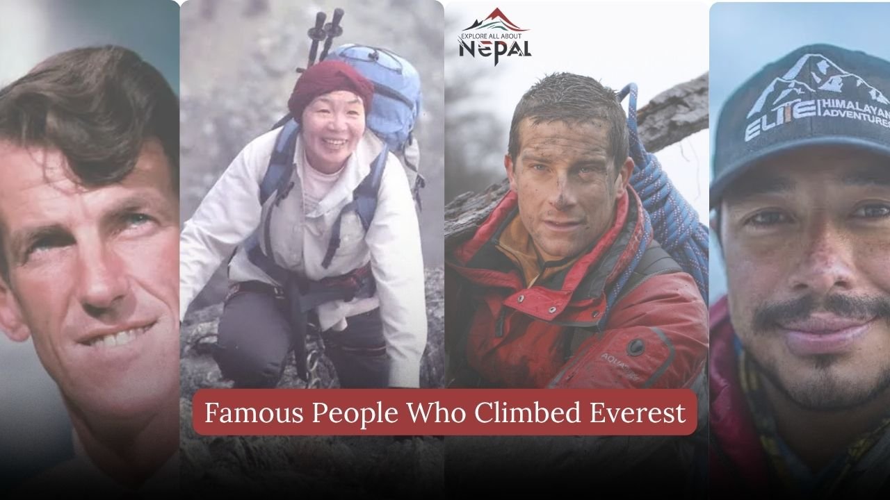 Famous People Who Climbed Everest