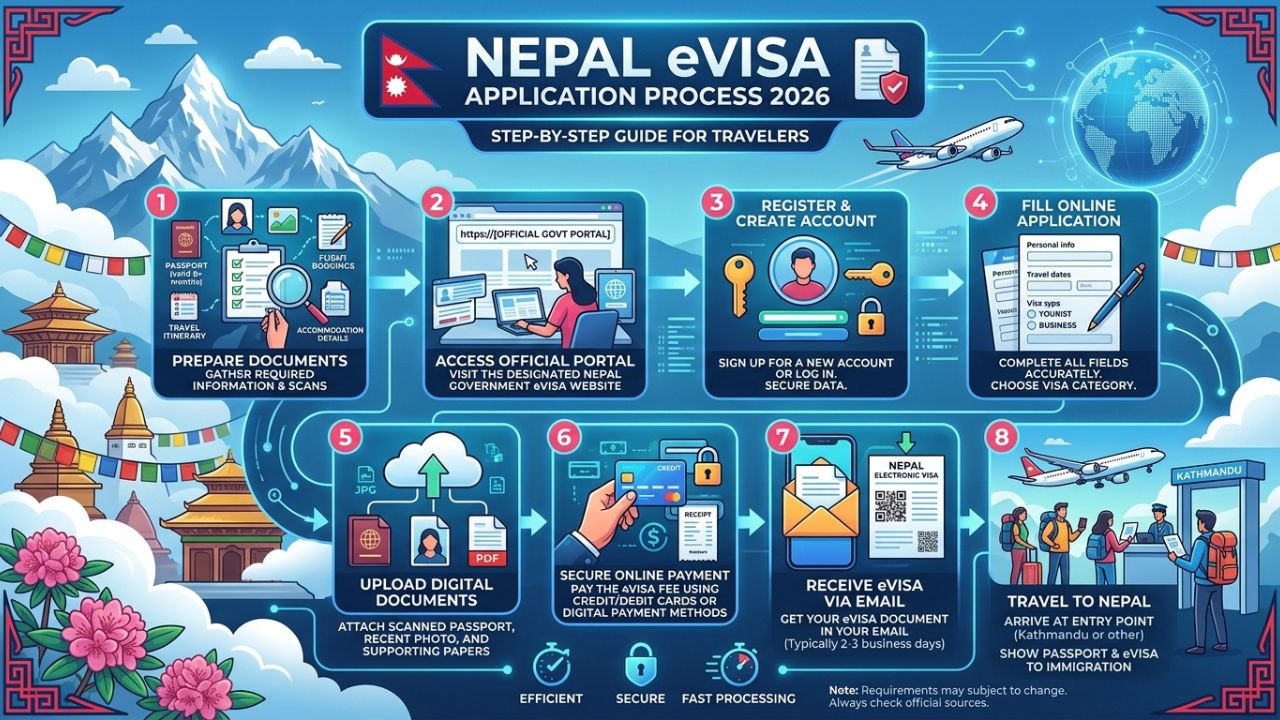 Nepal eVisa Application Process
