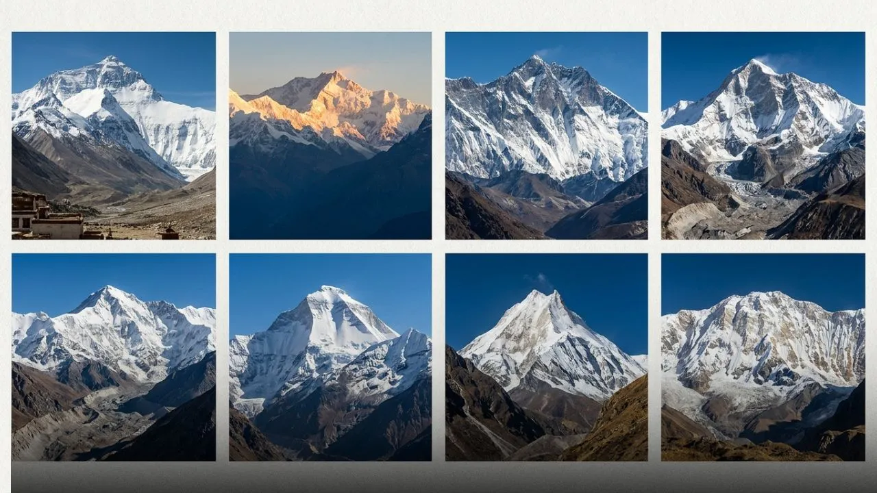 Nepal's 8 Highest Mountains in Nepal