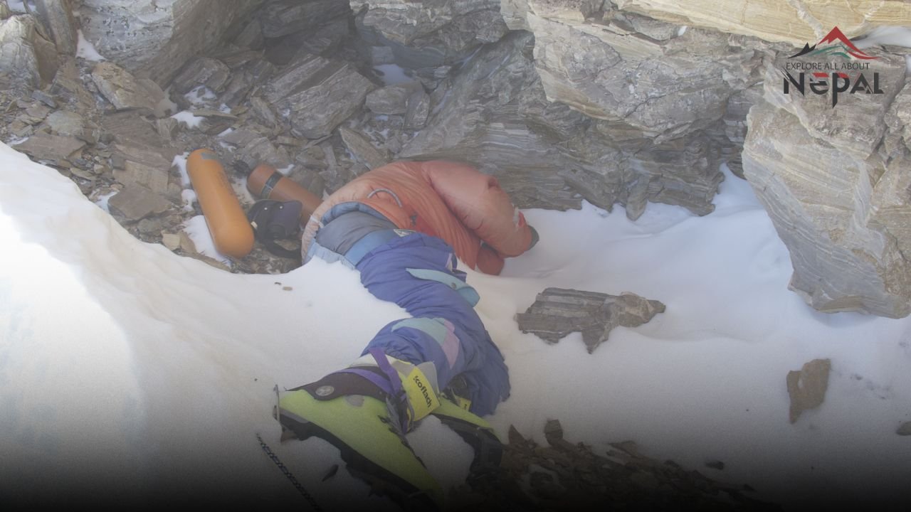 green boots on mount everest