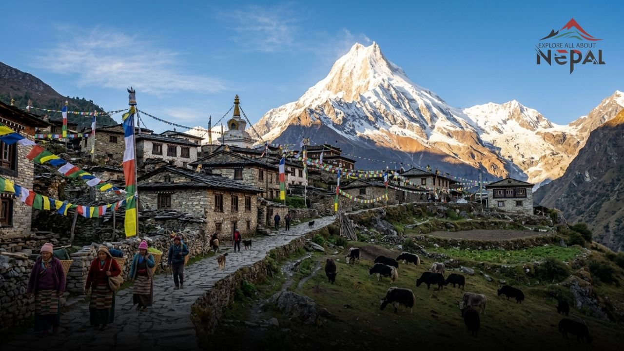 manaslu circuit trek in nepal